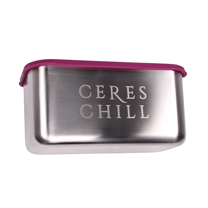 CERES CHILL The Milkstache Luxe Reusable Breastmilk Freezer Storage Container - 1/2 Ounce Cubes fit Any Baby Bottle, Freezing Pumped Milk has Never Been Easier (Stainless Steel), 1 Count