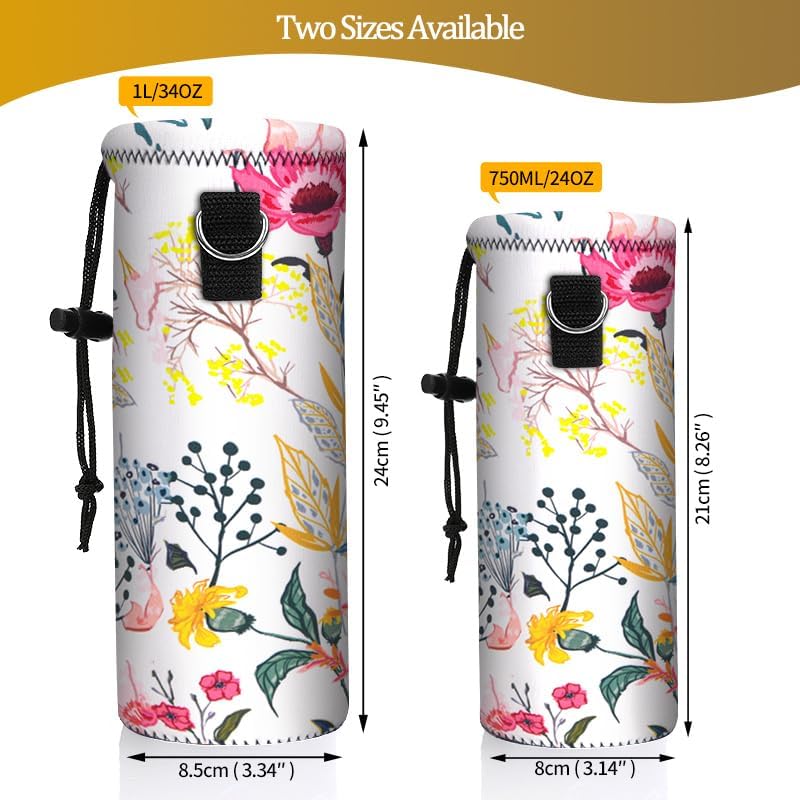 ToLuLu Water Bottle Carrier Bag Case, Insulated Neoprene Water Bottle Holder - Image 3