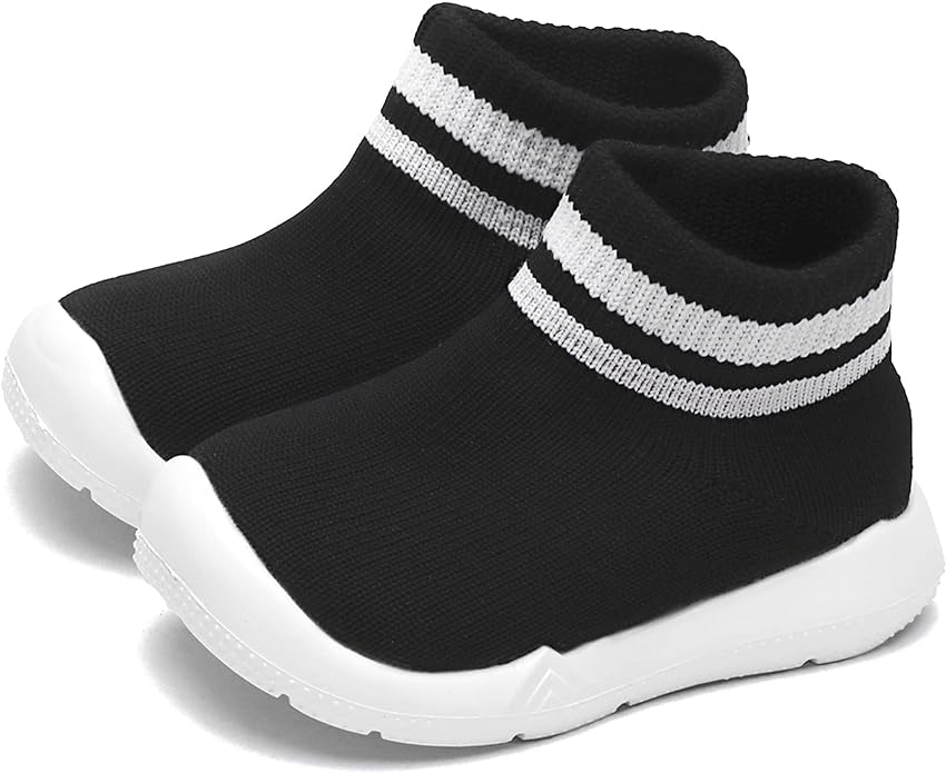 Engtoy Baby Shoes & Socks - Non-Slip Breathable Slippers with Soft Rubber Sole - Baby Boys & Girls Slip On Sneakers