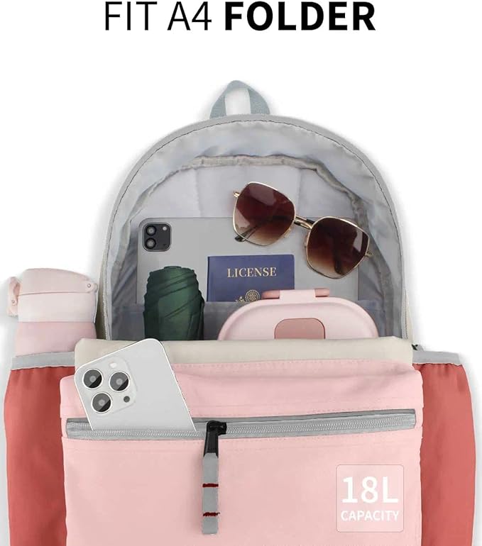 Kids Backpack for Girls: Girls Backpack 6-10 - Kindergarten Elementary School Bookbag for Girl