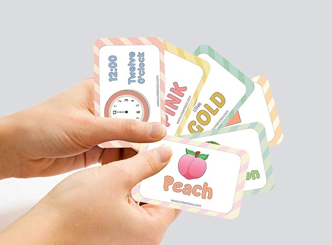 Creanoso US Schools and Learning Flash Cards Series (2-Deck)