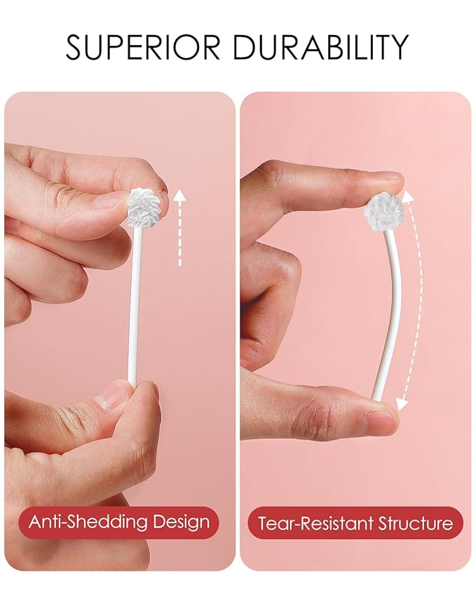 dearlomum Upgraded 32PCS Baby Tongue Cleaner, Disposable Newborn Toothbrush & Oral Cleaning Stick, Gauze Gum Cleaner for Infant Dental Care, 0–36 Months Baby Mouth Wipes