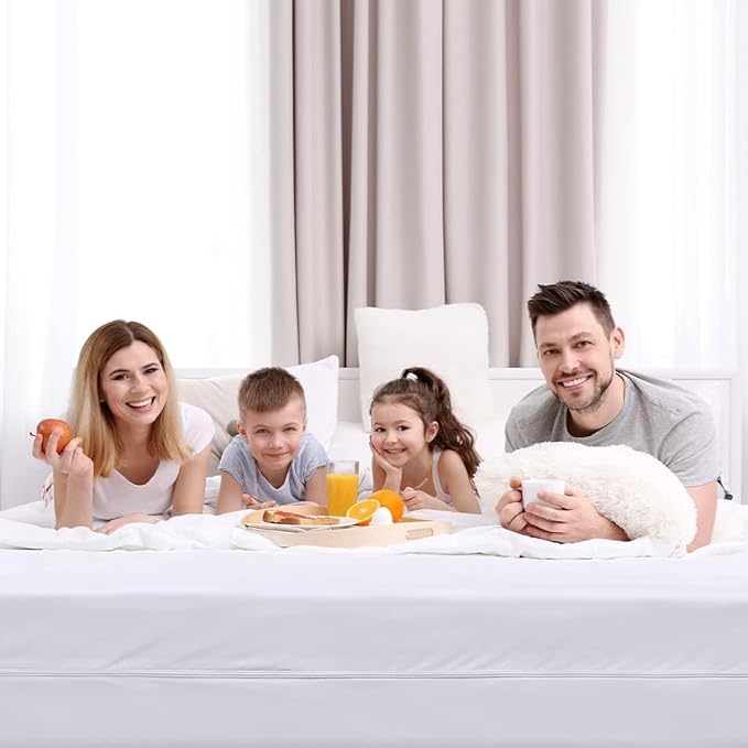 Utopia Bedding Zippered Mattress Encasement Queen Size (Pack of 2), 100% Waterproof, Dust Mite and Bed Bug Proof Mattress Protector, Absorbent 6-Sided Mattress Cover