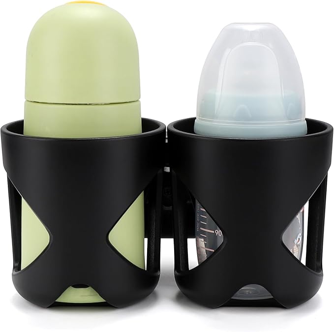Accmor Universal Cup Holder, Stroller Cup Holder, 360° Rotatable Large Caliber Designed Bottle Holder for Stroller, Bike, Wheelchair, Walker, Scooter