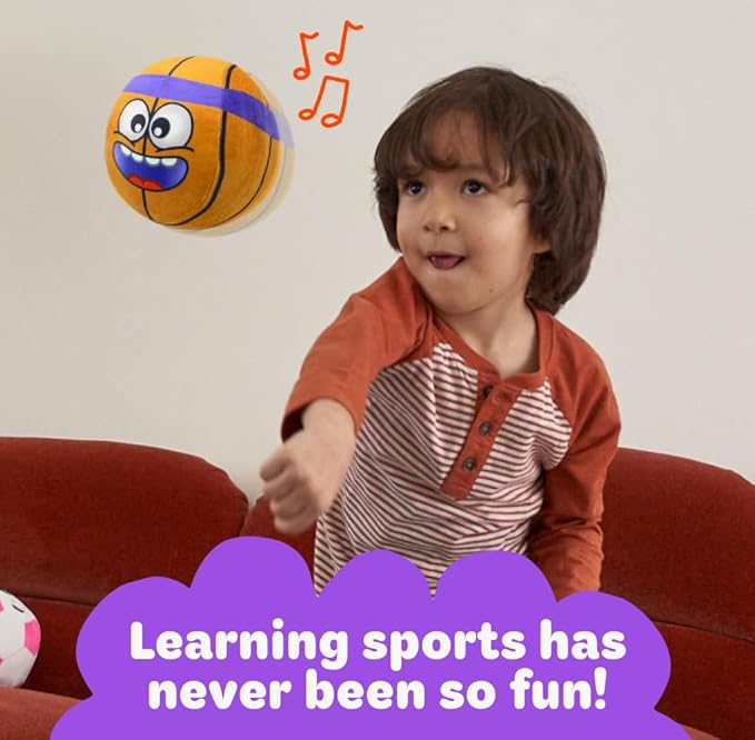 Move2Play, Hilariously Interactive Toy with Music & Sound Effects | Birthday Gift for Boy & Girl | Ball for Toddler & Baby | 6, 12, 18+ Months | 1, 2, 3+ Year Old