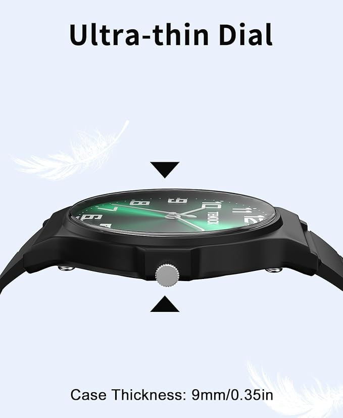 Kids Analog Watch Boys Girls, 30M Waterproof, Sports Watch for Boys, Easy to Read Children's Thin Dial Wrist Watches with Soft Band, for Ages 5-15 Kids Great Birthday Gifts Christmas Day