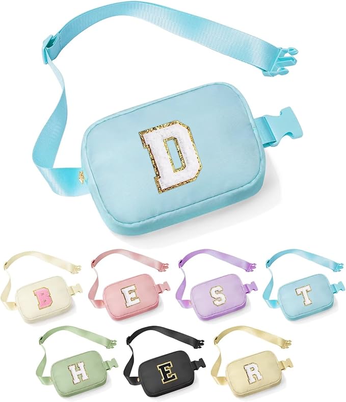 YOOLIFE Fanny Packs - Crossbody Bags for Women, Blue Small Sling Bag Travel Gifts
