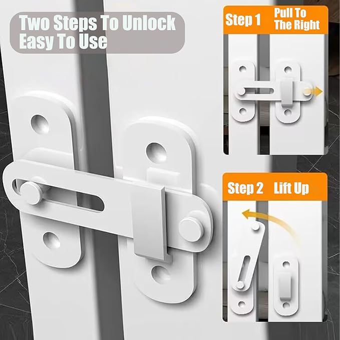 55.1 Inch Tall Baby Gate Auto Close Dog Gate Adjustable 29.92"- 43" Wide Pressure Mounted Walk Through Swing Pet Gate for Doorways (White, 29.92" - 43")