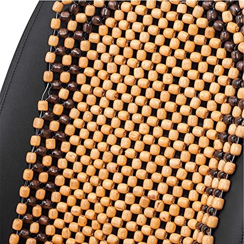Road Comforts Wood Beaded Seat Cover Back Massage Cushion - Image 4