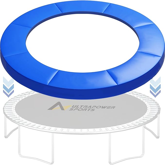 Trampoline Pad Replacement Trampoline Mat Replacement Padding Safety Pad Spring Cover Round Spring Cover with No Holes 10 Ft 12 ft 13 ft 14 ft 15 ft Black Blue Pink Green