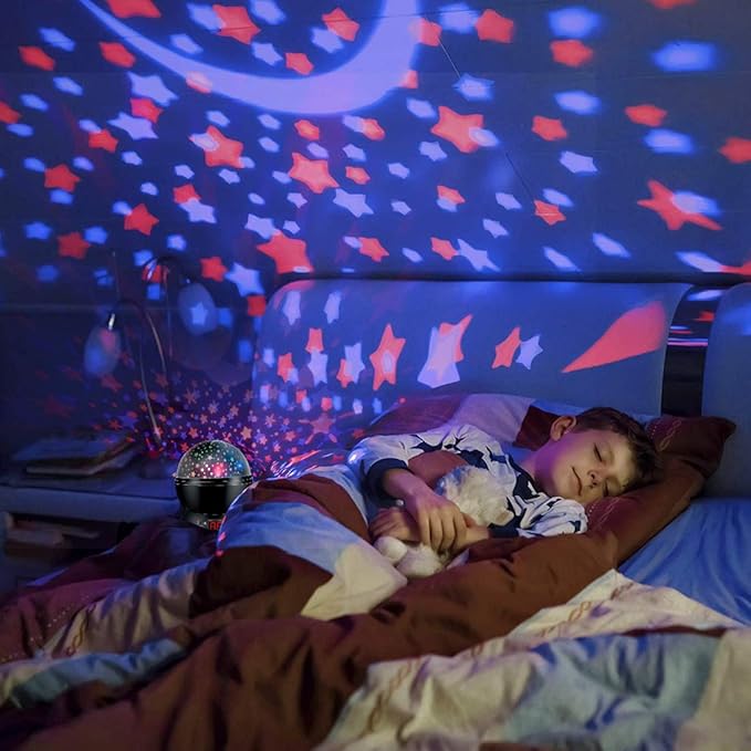 MOKOQI Dinosaur Night Light Projector for Kids Toys for Boys Room, 360 Degree Rotation with 17 Colors Dino Projection Light for Toddler Nightlight Lamp Birthday Gifts for Boys Bedroom Decor