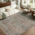 JOLLYVOGUE 5x7 Area Rugs for Living Room, Vintage Washable Rug by JOLLYVOGUE