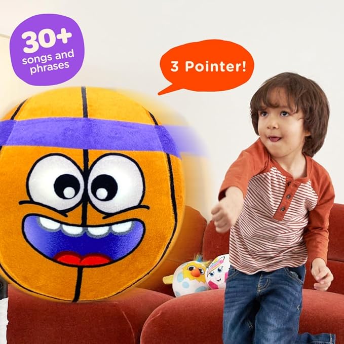 Move2Play, Hilariously Interactive Toy with Music & Sound Effects | Birthday Gift for Boy & Girl | Ball for Toddler & Baby | 6, 12, 18+ Months | 1, 2, 3+ Year Old