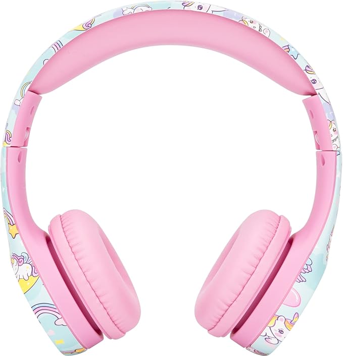 Snug Play+ Kids Headphones – Volume Limited 93dB for Safe Listening – Foldable, Durable Headphones for Toddlers, Boys & Girls – Tangle-Free Cord – Ideal for Travel, School, Tablets - Kitty