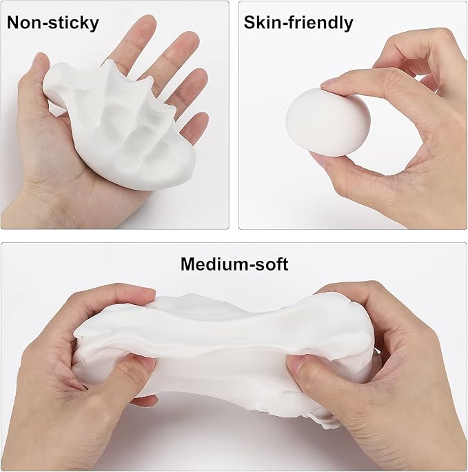 CiaraQ White Air Dry Clay, DIY Modeling Clay, Easy to Use for Children and Artists. 10 oz/Bag