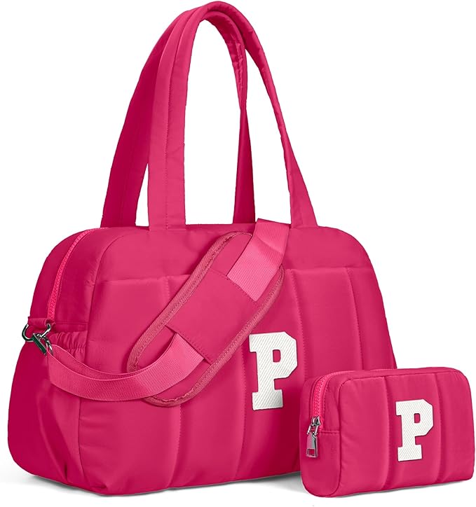 Dance Bag, Kid Weekender Bags，Girl Overnight Bag with Wet Pocket，Lightweight Travel Tote Personalized Cheer Bags with Makeup Pouch-9 Year Old Girl Birthday Gifts