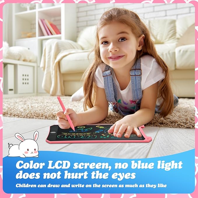 EooCoo Toddler Drawing Toys, 3 Pack 10" LCD Writing Tablet Learning Toys for Kids, Mess Free Coloring Used for Travel Games, Toddler Boo Basket Stuffers, Girls Boys Gifts for 3 4 5 6 7 Years Old