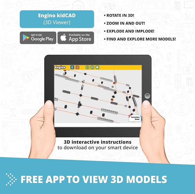 Engino- Stem Toys, Architecture Set: Eiffel Tower, Sydney Bridge- Building Toys, Engineering Kit for Kids 9+, STEM Project, Gifts for Boys & Girls (11 Model Options)