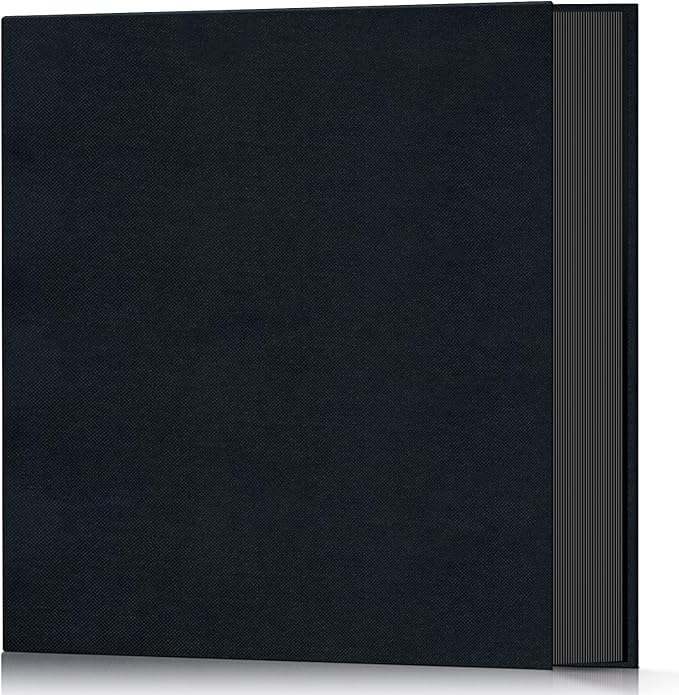 Popotop Photo Album 4x6 600 Pockets for Wedding Gifts,Linen Hardcover Picture Albums for Family Anniversary Baby Vacation Pictures