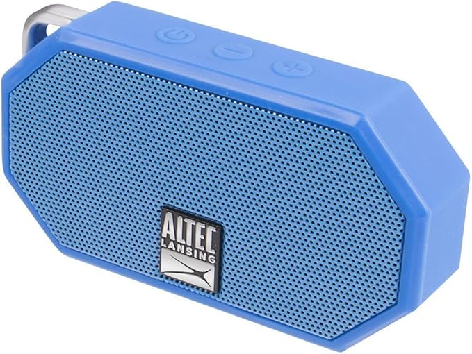 Altec Lansing Mini H2O - Waterproof Bluetooth Speaker, IP67 Certified & Floats in Water, Compact & Portable Speaker for Hiking, Camping, Pool, and Beach