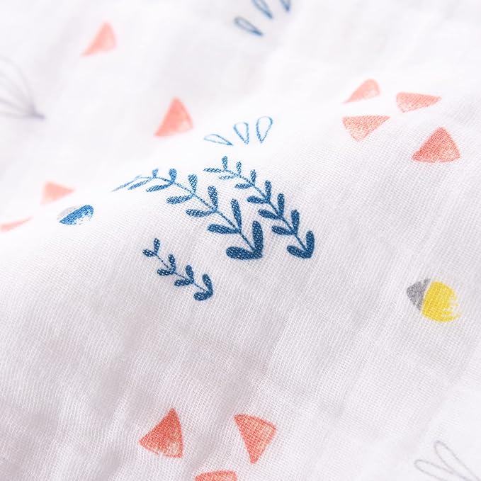 Toddler Sleep Sack for 2-4T Baby, Organic Cotton Wearable Blanket for Boys and Girls 0.5 TOG 2-Way Zipper Soft 4 Layers X-Large Deer
