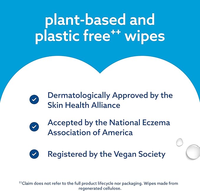 WaterWipes Sensitive+ Newborn & Baby Wipes, 3-In-1 Cleans, Cares, Protects, 99.9% Water, Unscented & Hypoallergenic, 240 Count (4 Packs)