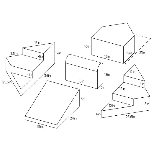 Factory Direct Partners 13383 SoftScape Step Up and Slide Corner Climber, Indoor Active Play Structure for Toddlers and Preschoolers (4-Piece) - Contemporary