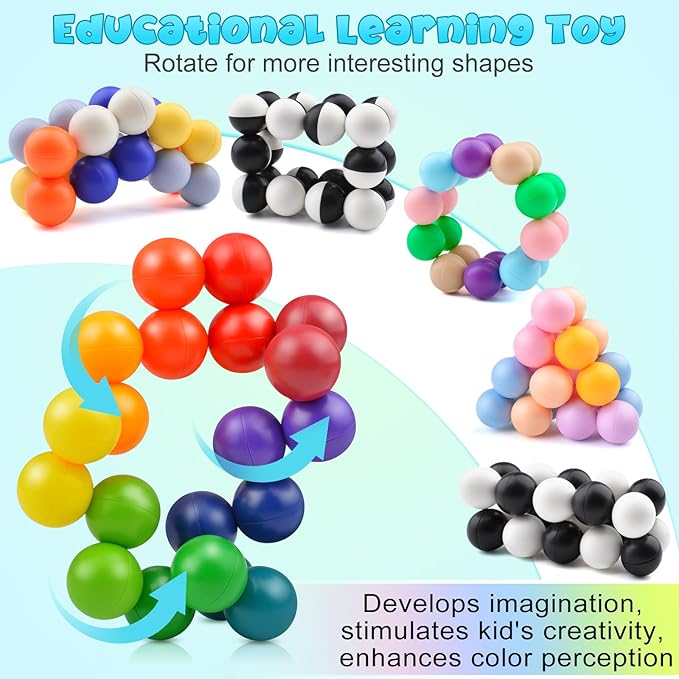 2PCS Sensory Fidget Toys for Kids Toddler Adults, Autism Sensory Toys for Autistic Children, ADHD Tools ,Calm Down Desk Toys ,Stocking Stuffers Present for Girls Boys 3-12 Year Old Age(B)