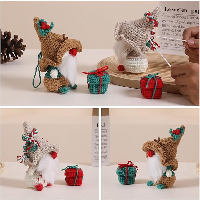 Wizardi Amigurumi DIY Crochet Kit - Christmas F07N8-M109