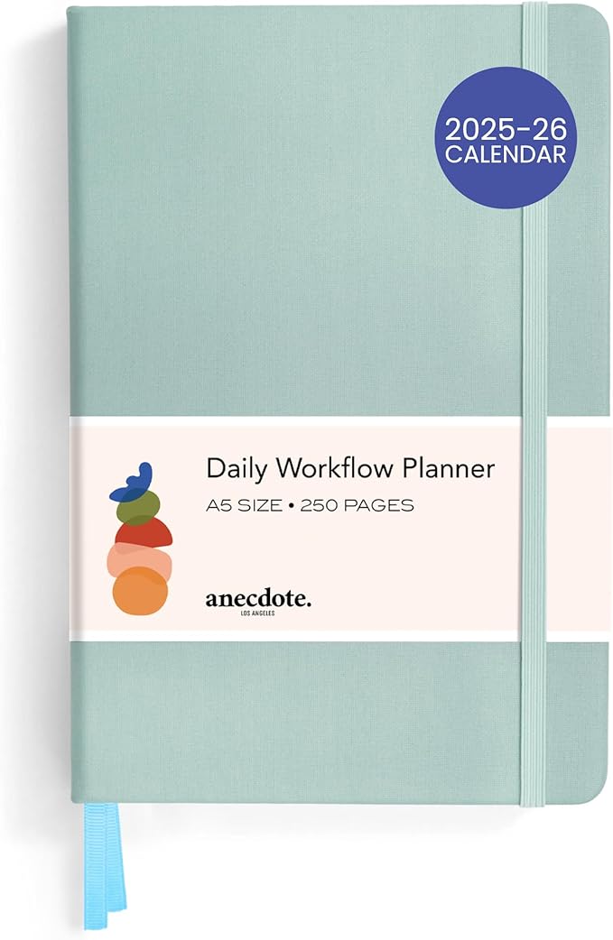 Anecdote 2026 Planner: A Monthly, Weekly & Daily Planner 2026 for Planning Your Success - A5 Size Hardcover Start Anytime and Achieve your Goals - Dutch Blue