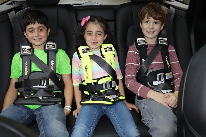 Small Blue, Lightweight, Compact, Portable Car Seat - Perfect for Travel and Everyday Child Safety (Pack of 6)