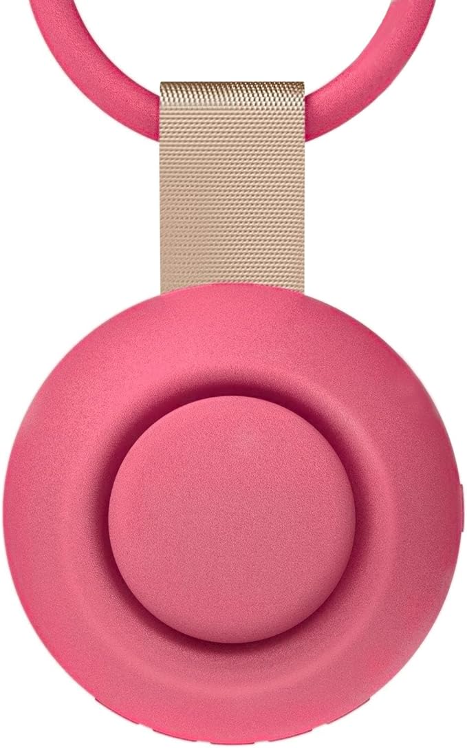 2025 Mom's Choice Awards, Portable Sound Machine for Baby Adult, AI Cry Detection, 18 Soothing Sound, Bluetooth Rechargeable White Noise Machine for Home Travel, Nursery Light, Barbie Pink