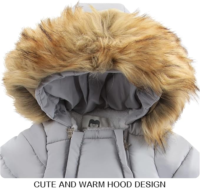 Baby Girl Winter Snowsuit Toddler Jacket Clothes For Boy Infant Jumpsuit Hoodied