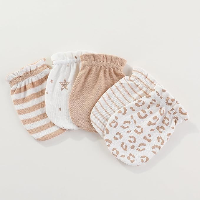 Baby Hats Mittens and Socks Set Cotton Newborn Hat Beanie Soft Infant Girls Boys Caps Gloves 0-6 month