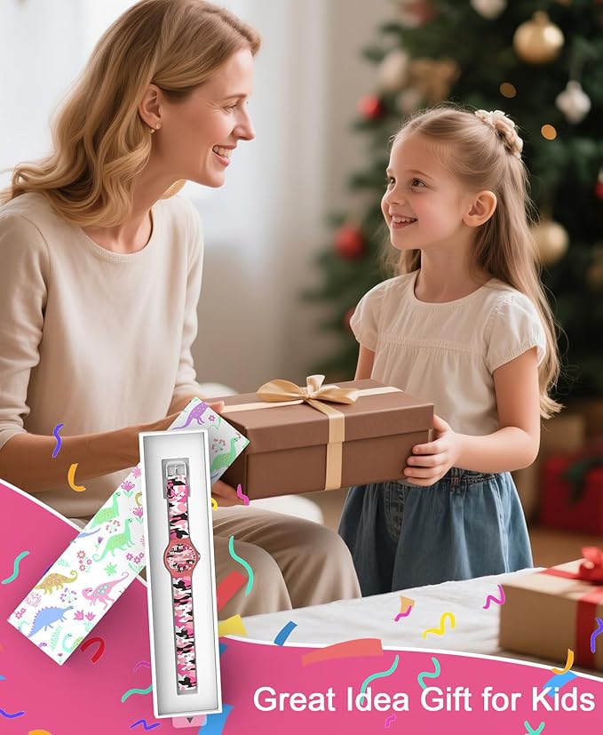 Kids Analog Watch Boys Girls, 30M Waterproof, Sports Watch for Boys, Easy to Read Children's Thin Dial Wrist Watches with Soft Band, for Ages 5-15 Kids Great Birthday Gifts Christmas Day