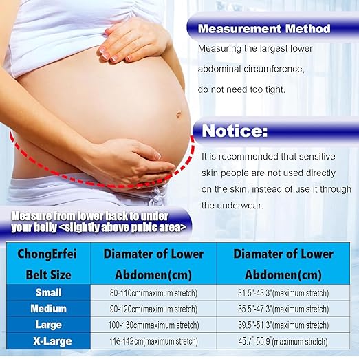 ChongErfei Maternity Belt Pregnancy Belly Band 3 in 1 Maternity Support Belt for Pregnant Back/Pelvic/Hip Pain, Maternity Band Belly Support for Pregnancy (Black, XL)