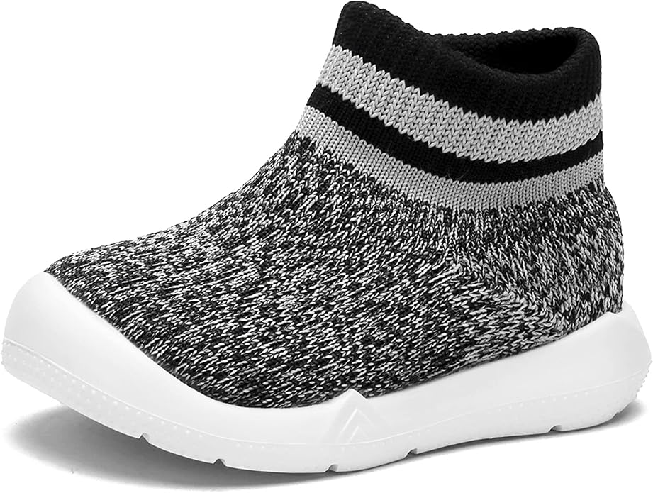 Engtoy Baby Shoes & Socks - Non-Slip Breathable Slippers with Soft Rubber Sole - Baby Boys & Girls Slip On Sneakers