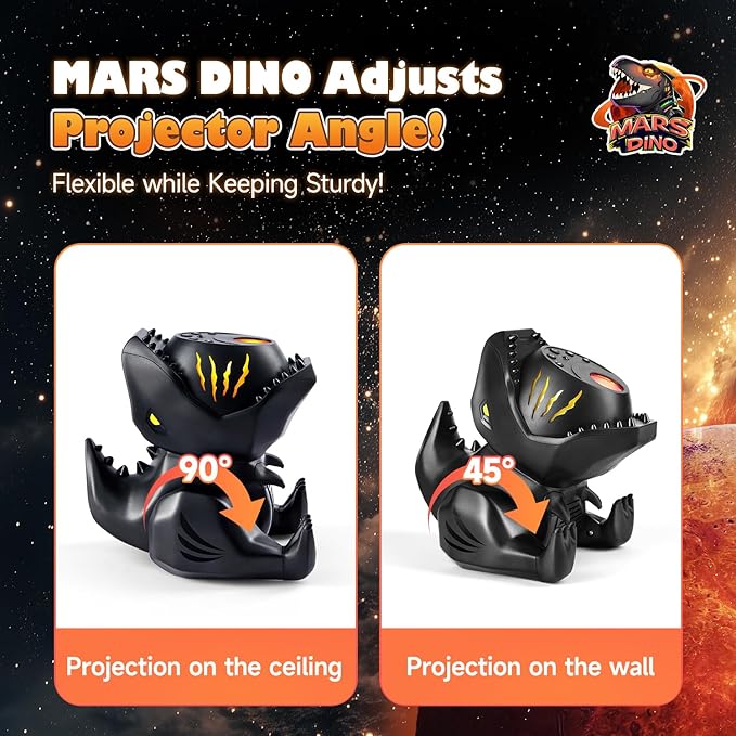 Dinosaur Galaxy Projector for Kids, Non-glare 316 Lightings Star Projector Galaxy Light,22 White Noise+5.3 Bluetooth Speaker Dinosaur Night Light, Nightlight for Kids Room with Galaxy Light,Dino Gifts