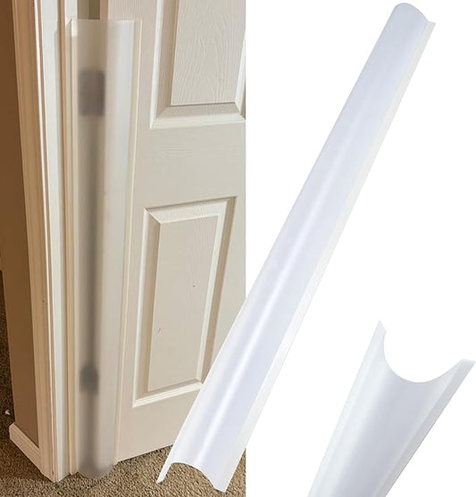 2PCS Child Proofing Door Finger Pinch Protector Clear Door Jam Shield for Child Safety Finger Pinch Guard Hinge Protectors for Kids/Pet