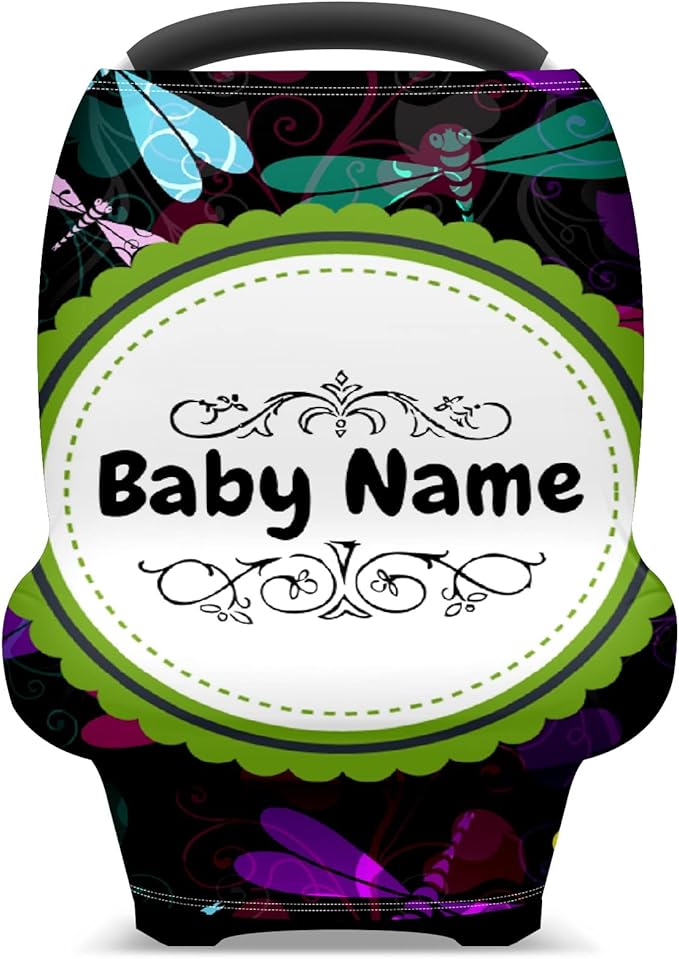 Baby Car Seat Stroller Cover Nursing Cover New Mom Breastfeeding Scarf Soft Stretchy Infant Carrier Cover Car Canopy Coverage