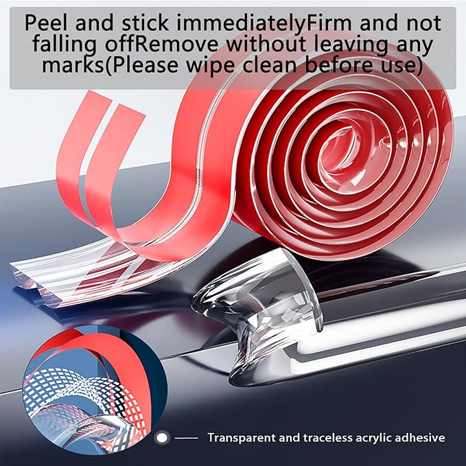 Edge Protector Strip, Corner Protector Baby,Corner Protectors for Furniture with3M Adhesiveft，Crib Rail Covers for Teething Safe for Table, Fireplace (0.6x0.6 in Width 13.1 ft Length)