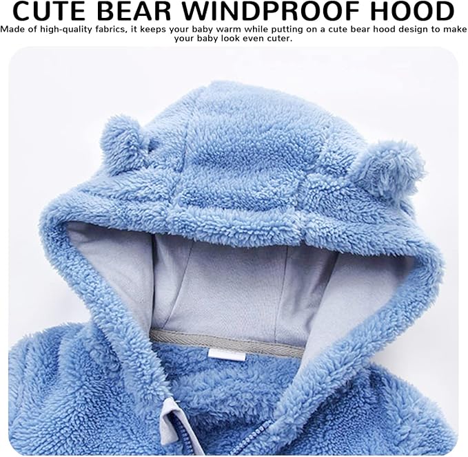 Baby Boy Girl Snowsuit Winter Warm Clothes Coat Infant Jumpsuit Toddler Outfit