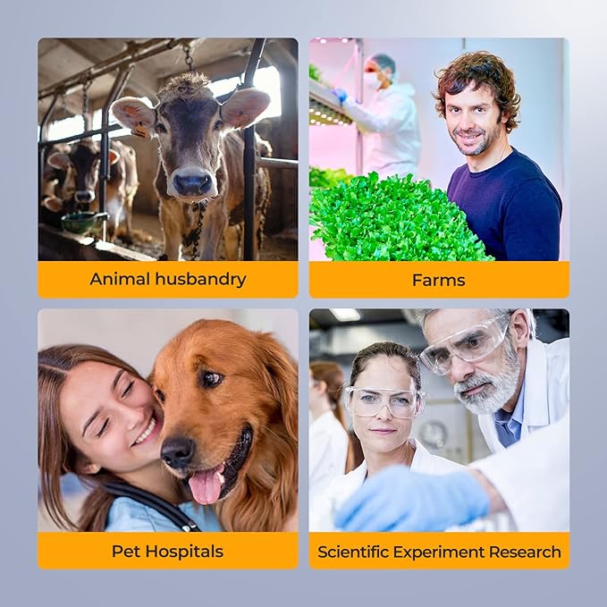 Dual-View Lab Compound Monocular Microscope 40X-2500X Magnification with 7" LCD Display, Wide-Field 4X/10X/40X(s)/100X(Spring Oil) Eyepieces, Adjustable Mechanical Stage, Aluminum Carry Box