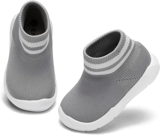 Engtoy Baby Shoes & Socks - Non-Slip Breathable Slippers with Soft Rubber Sole - Baby Boys & Girls Slip On Sneakers