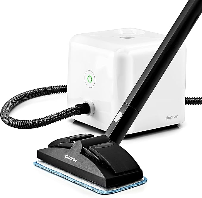 Dupray Neat Steam Cleaner with 17-Piece Kit – Powerful, chemical-free cleaning for floors, cars, tiles, upholstery, kitchen appliances, grout, and more. *Kills 99.9% of Bacteria and Viruses