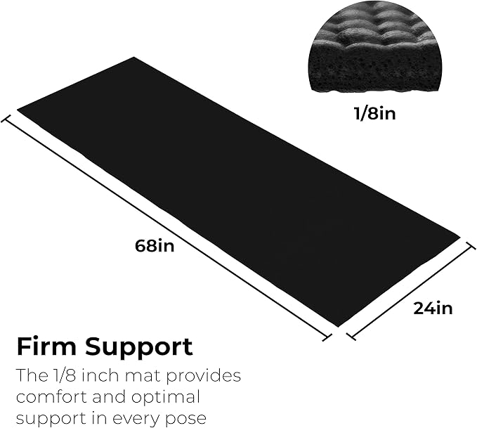 Hello Fit 10-Pack Yoga Mat, 68" x 24" Non Slip Exercise Mat, 4mm Thick Gym Mat for Fitness and Stretching, Bulk Non Toxic Yoga Mats for Schools and Studios