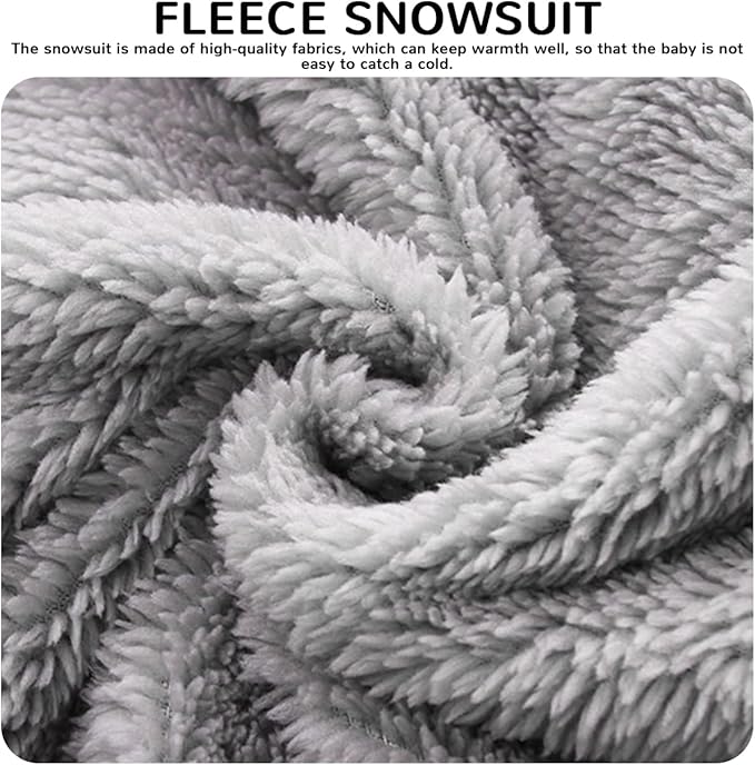 Baby Boy Girl Snowsuit Winter Warm Clothes Coat Infant Jumpsuit Toddler Outfit