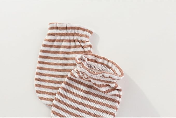 5 Pairs Baby Not Scratch Mittens 0-6 Months New Born Boy Girl Gloves Cute Infant Accessories