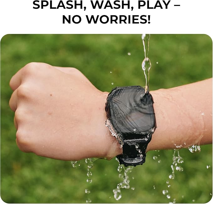 PlayZoom 4 Kids Smartwatch – 1.83” Color Touchscreen, 25+ Games, Selfie Camera, Audiobooks, Songs, Step Tracker, Parental Controls, Waterproof, for Ages 4-12 (Purple Unic)