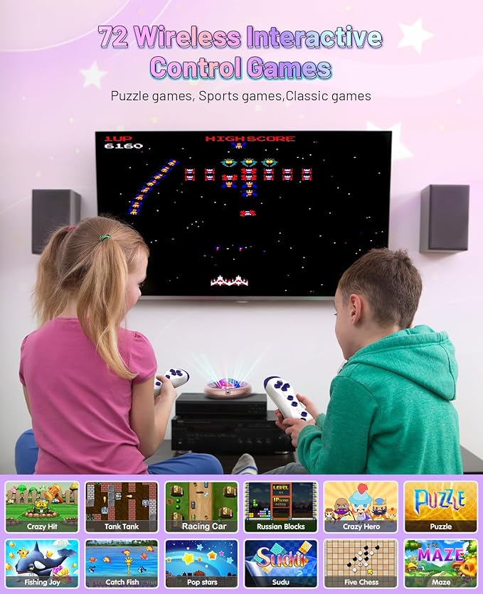 Dance Mat for Girls Boys - Wireless Dance Pad for TV with Camera, Plug and Play Double User Dance Mat Game, Danceing Mat for Family Games, Christmas and Birthday Gift Toys for Kids and Adults